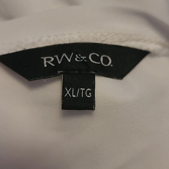 Nwot RW & Co size xl beautiful floral print top with semi sheer back - Picture 11 of 11